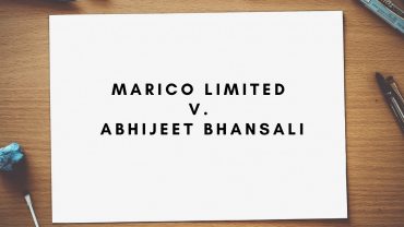 Marico Limited v. Abhijeet Bhansali